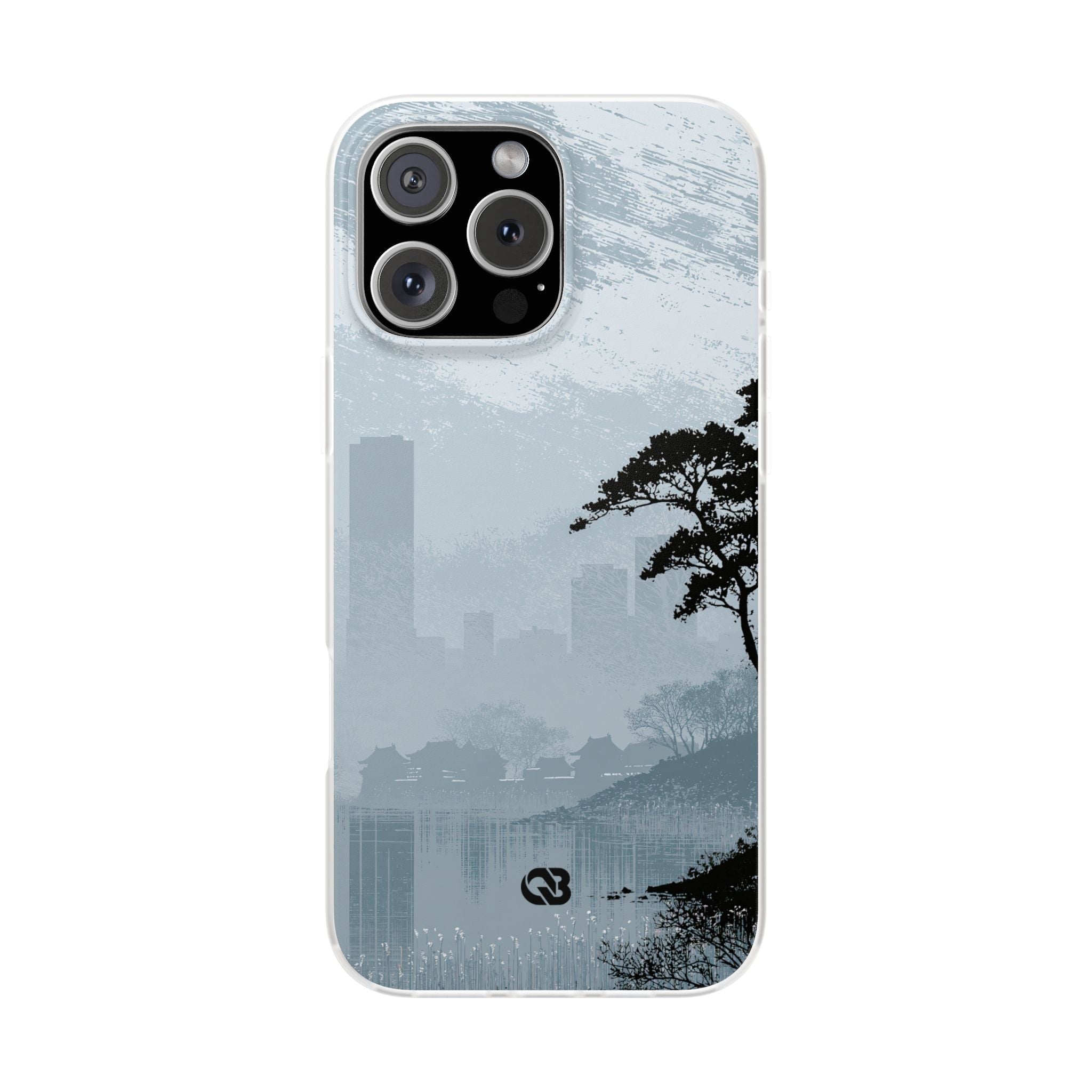 Grey Lite Phone Case for iPhone - Steel Slate Zen