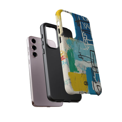 Azure Urban Scribble · Tough Phone Case for Samsung