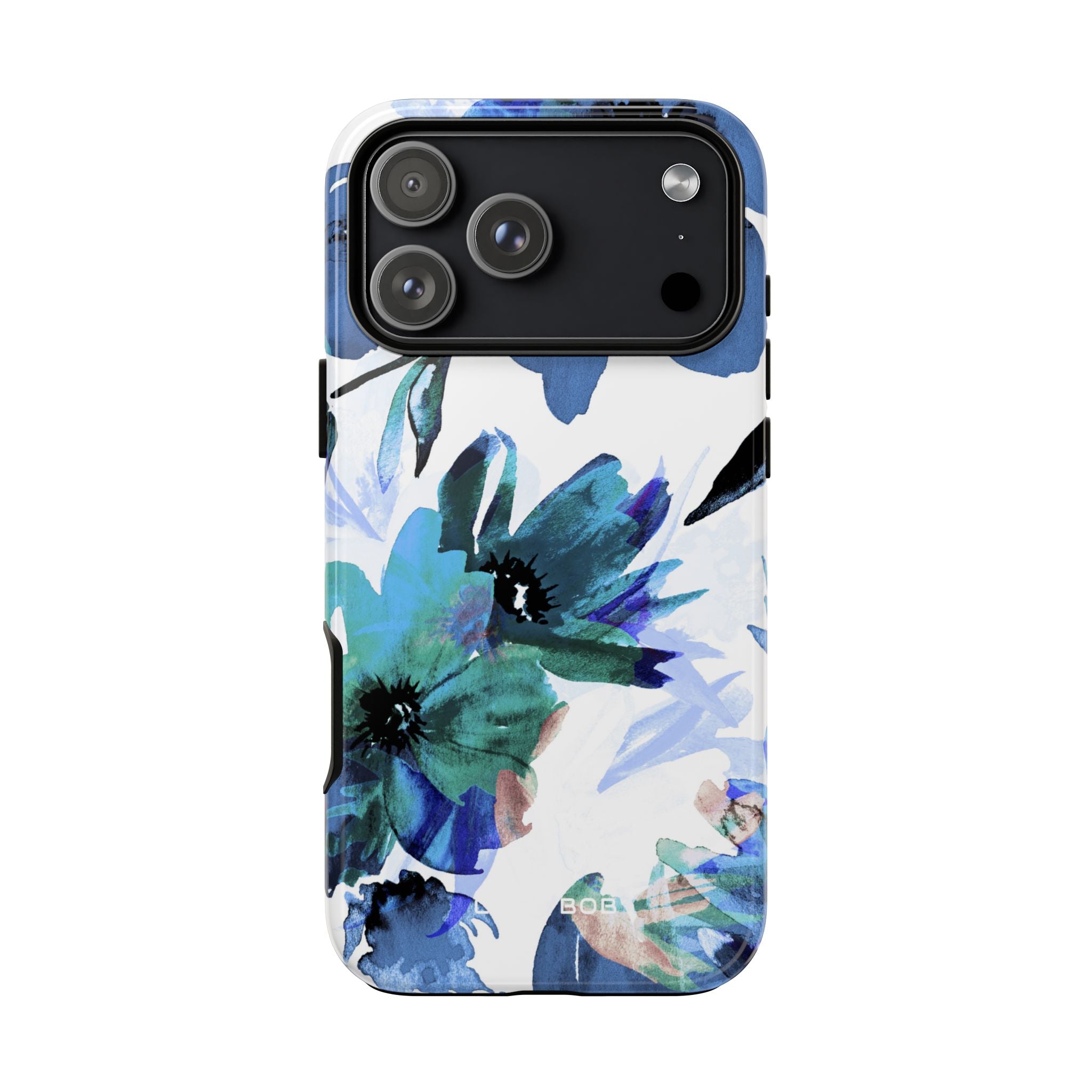 Blue Blossom Radiance iPhone 17 Pro Max Case - Tough - CASE•BOB