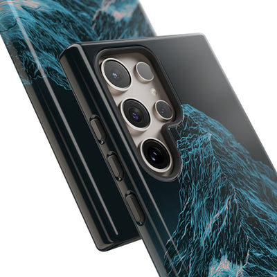 Glacial Alpine Peak · Tough Phone Case for Samsung · Blue