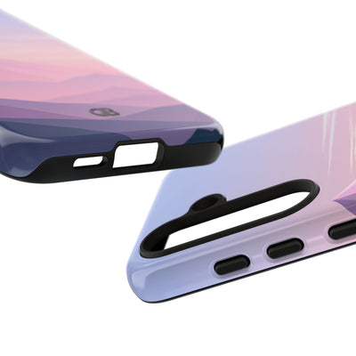 Alpine Twilight · Tough Phone Case for Samsung · Pink
