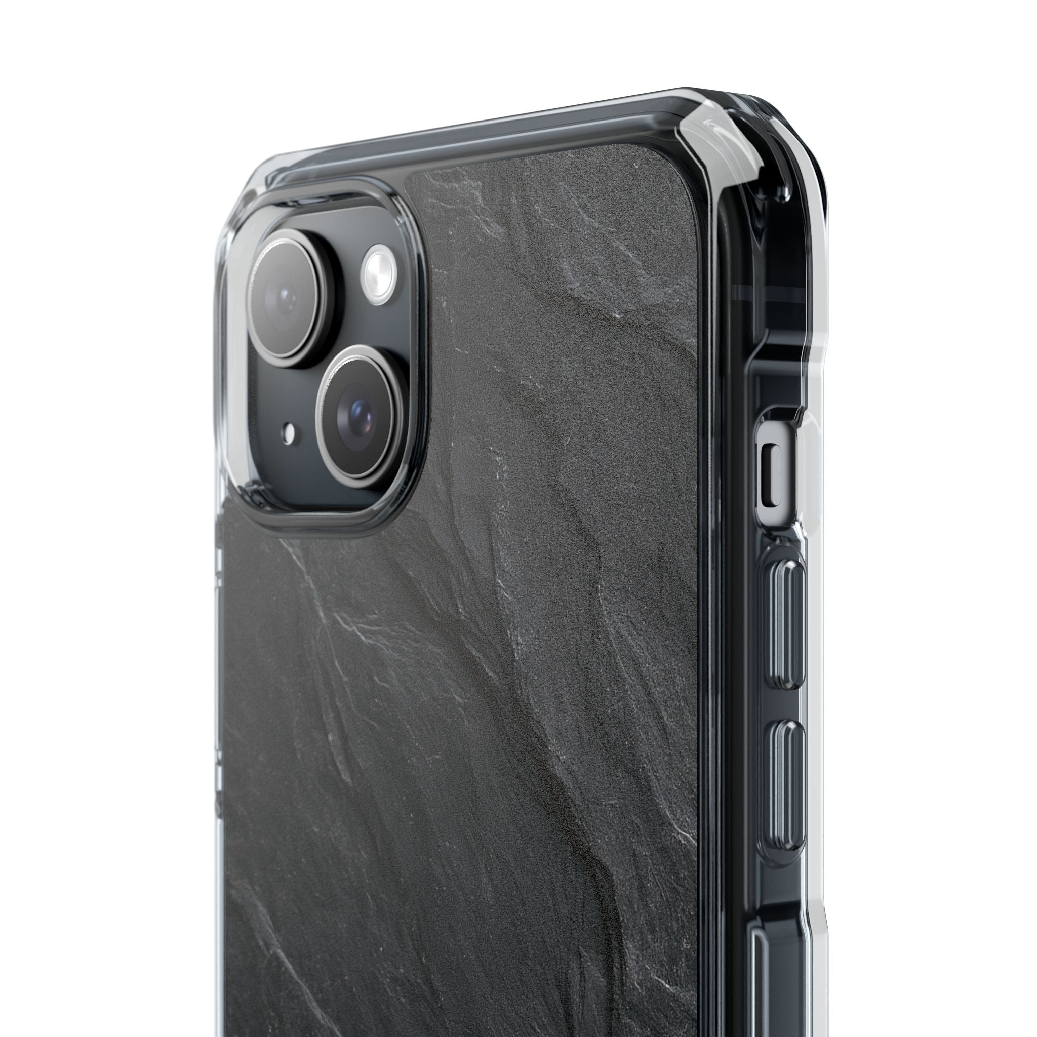 Black Impact MagSafe Phone Case for iPhone - Midnight Slate Ridge