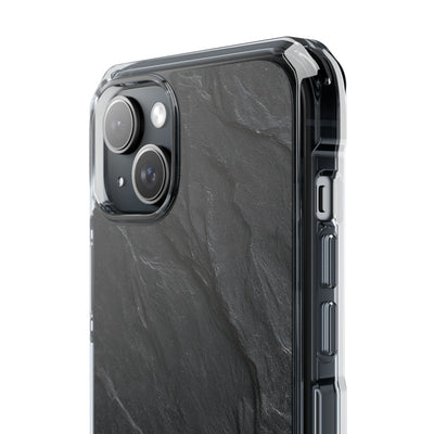 Black Impact MagSafe Phone Case for iPhone - Midnight Slate Ridge