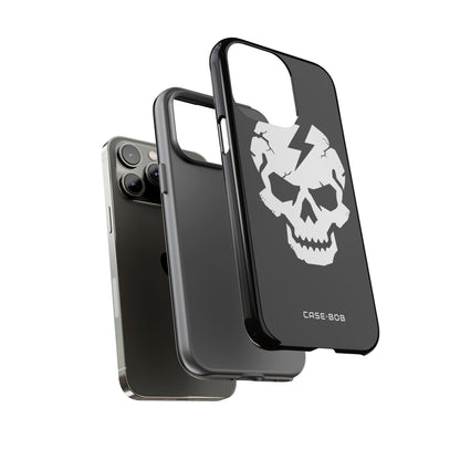 Lightning Skull iPhone 14 Pro Max Case - Tough