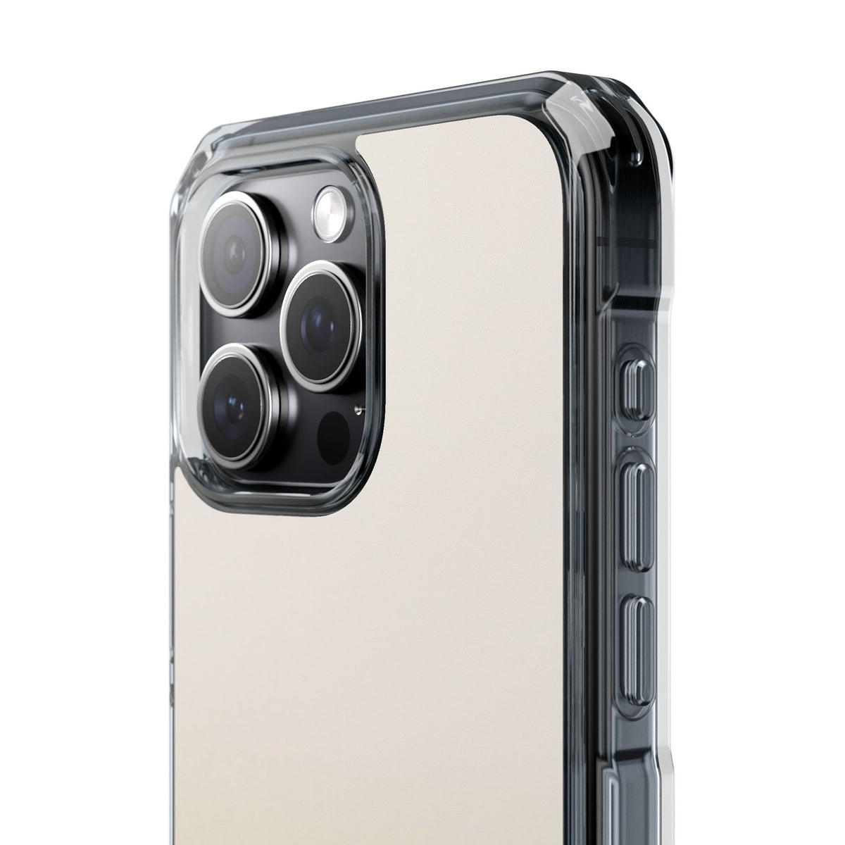 Solar Cream Ombre · Clear Impact Magnetic Phone Case for iPhone · Yellow