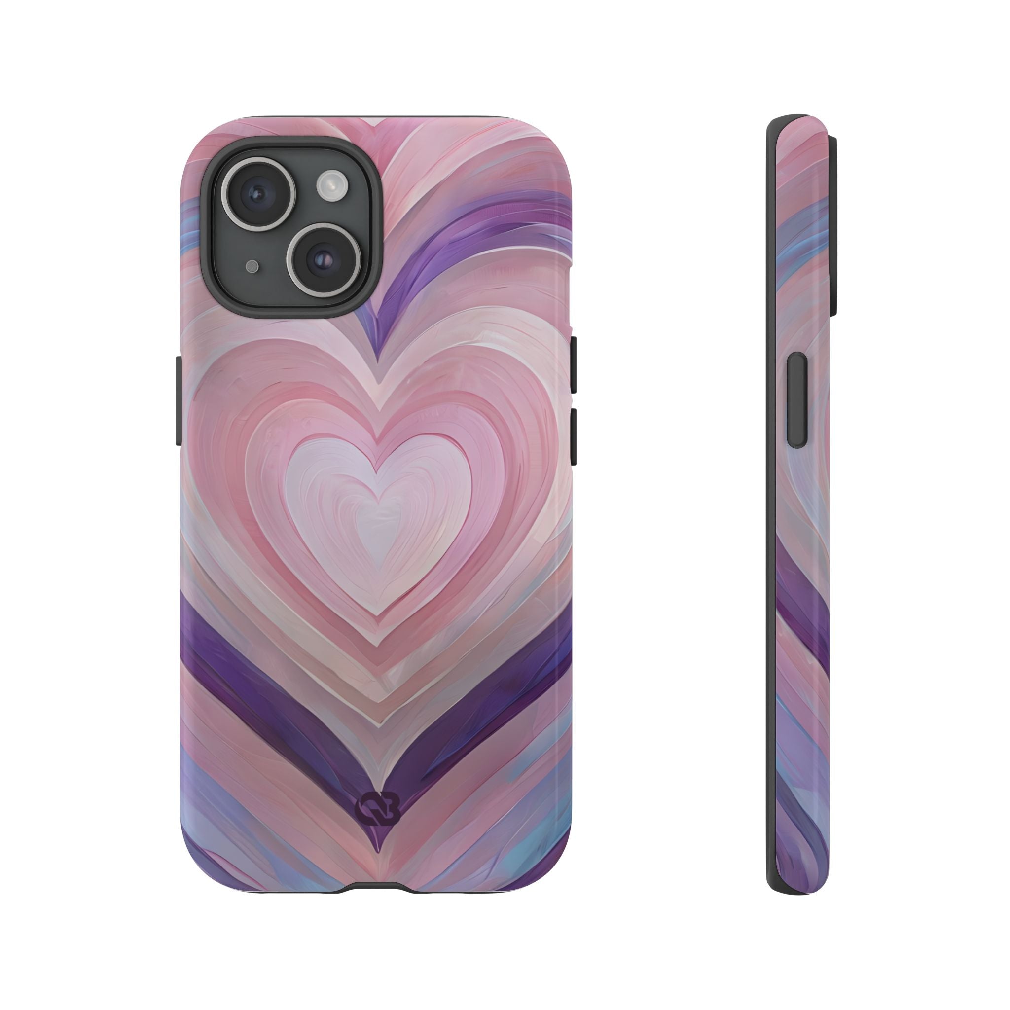 Corações Pulsantes Lavanda · Capa de Telefone Tough para iPhone