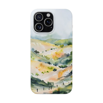 Sage Rolling Hills · Soft Phone Case for iPhone