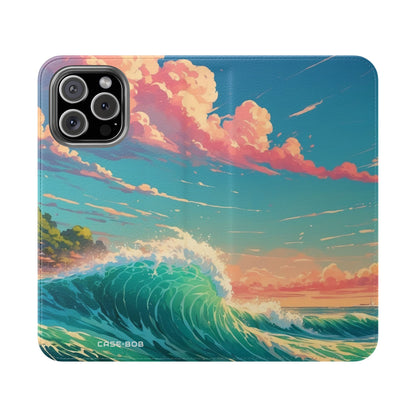 Sunset Wave - iPhone 16 Max Case - Wallet