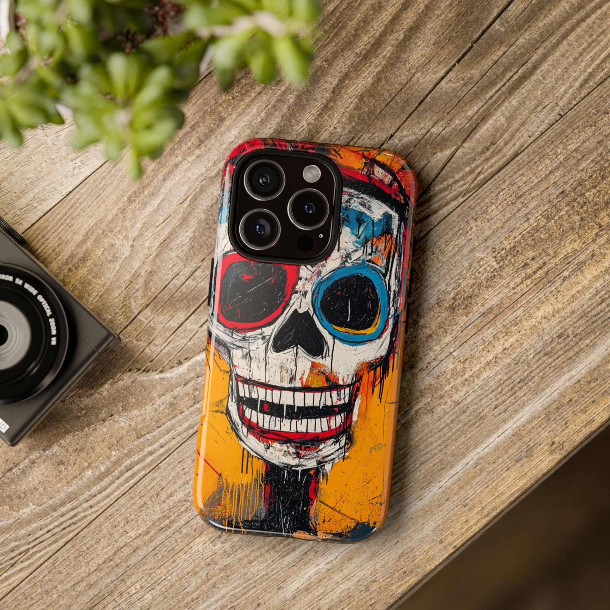 Vivid Graffiti Skull · Tough Phone Case for iPhone