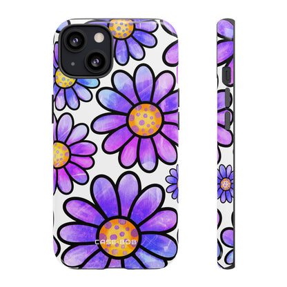 Polka Dot Blooms iPhone 13 Case - Tough