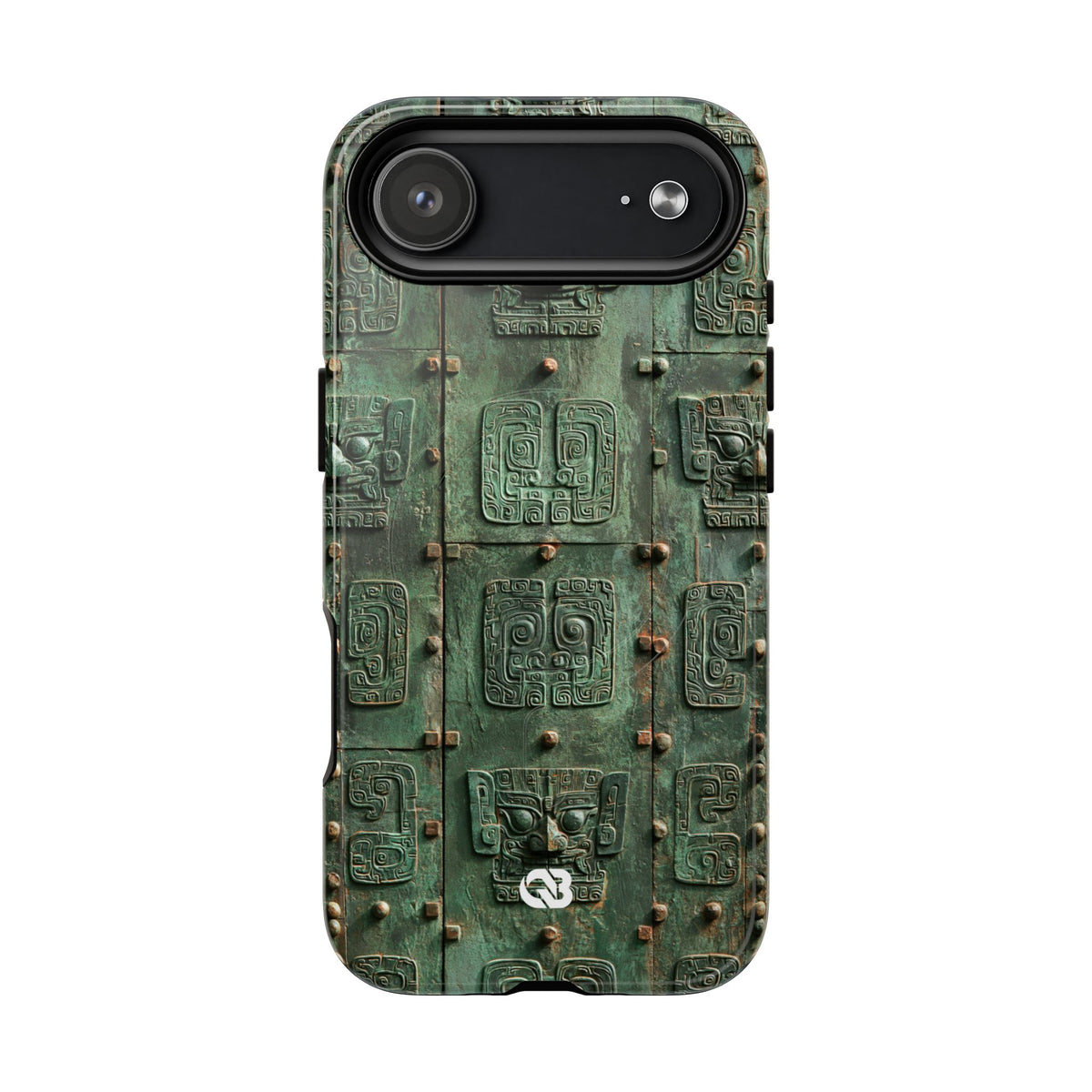 Dynastic Bronze Relief · Tough 2.0 Magnetic Phone Case for iPhone · Green