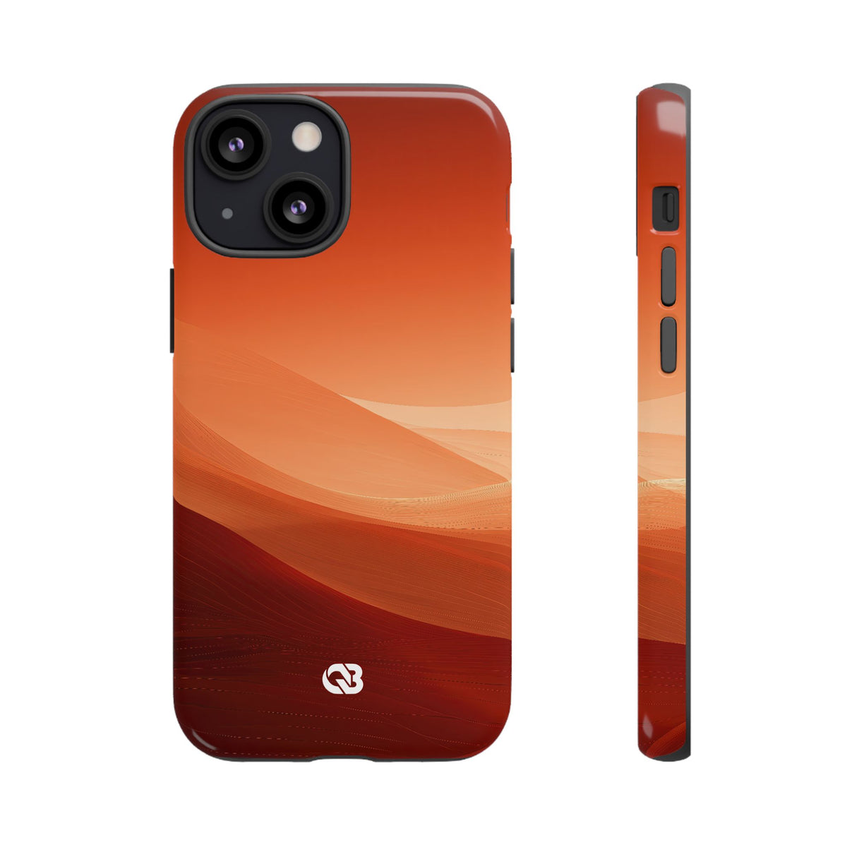 Terracotta Dune Ridges · Tough Phone Case for iPhone · Orange