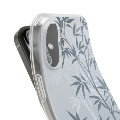 Blue Lite Phone Case for iPhone - Slate Bamboo Shadow