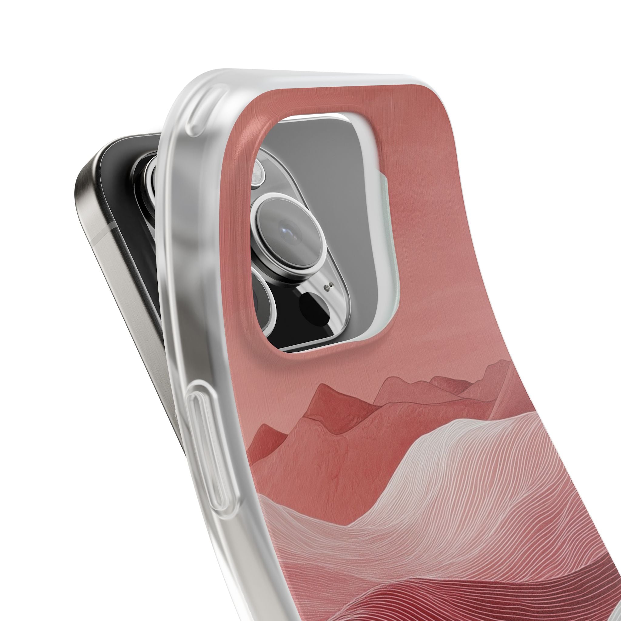 White Orb Dunes iPhone 16 Pro Case - Soft