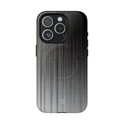 Grey Tough 2.0 Magsafe Phone Case for iPhone - Static Vertical Dither