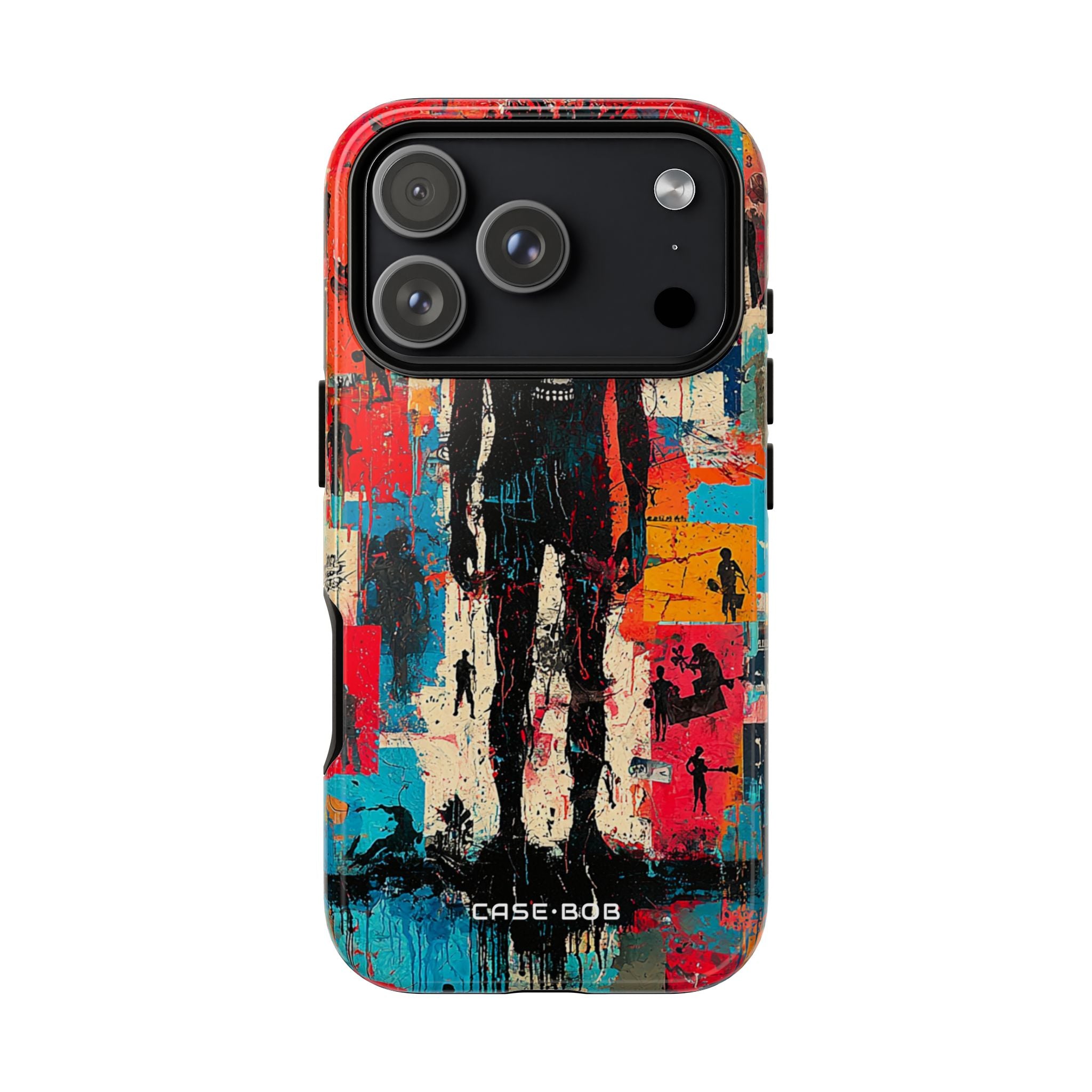 Spiky Skull Silhouette iPhone 17 Pro Case - Tough - CASE•BOB