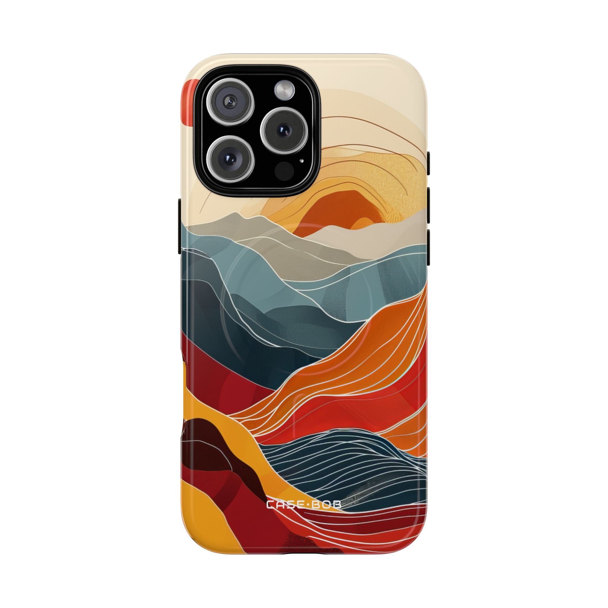 Auringonpaisteiset harjanteet iPhone 16 Pro Max - Tough+