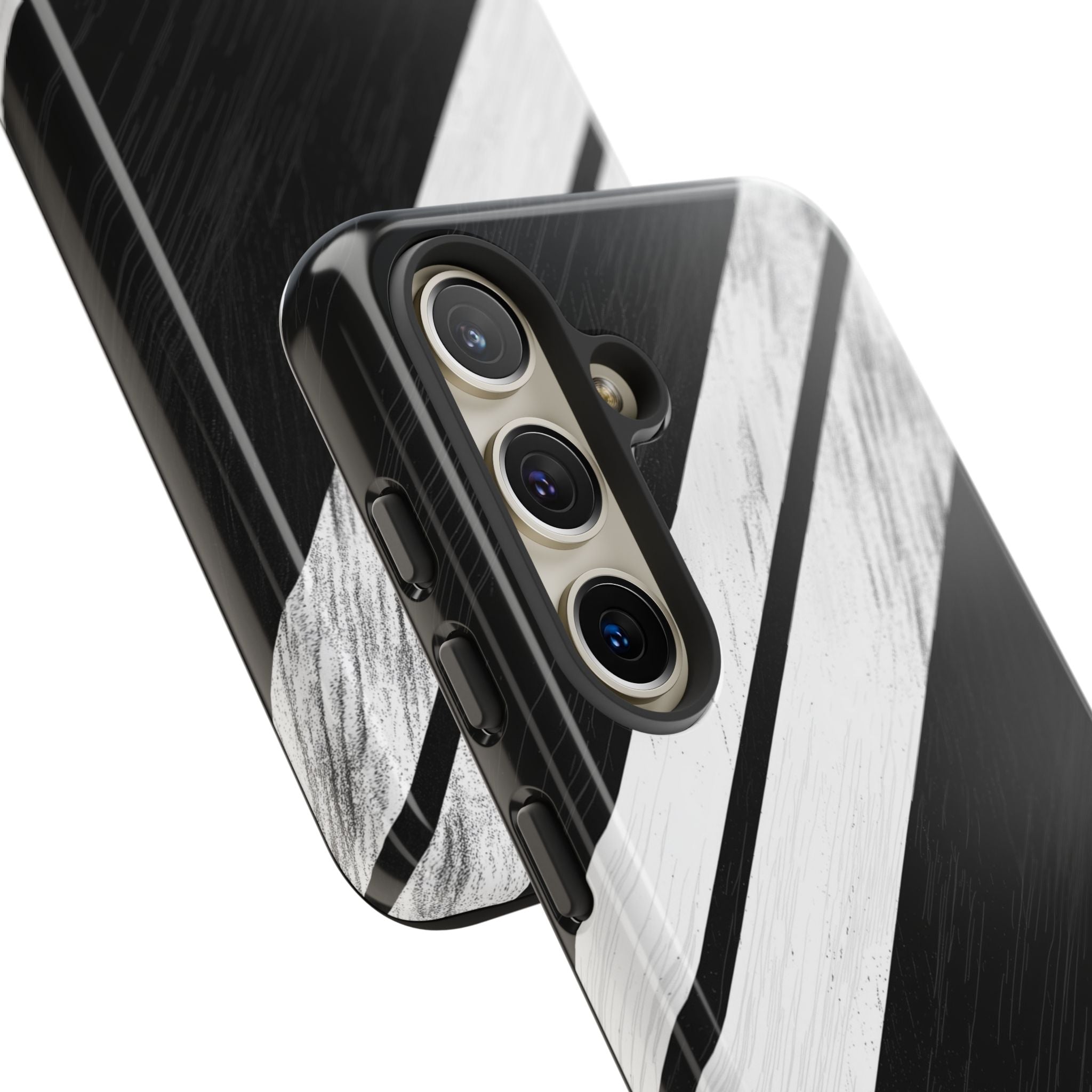 Distressed Stripe Motion Samsung S24 Skal - Tough