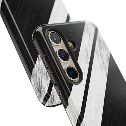 Distressed Stripe Motion Samsung S24 Skal - Tough