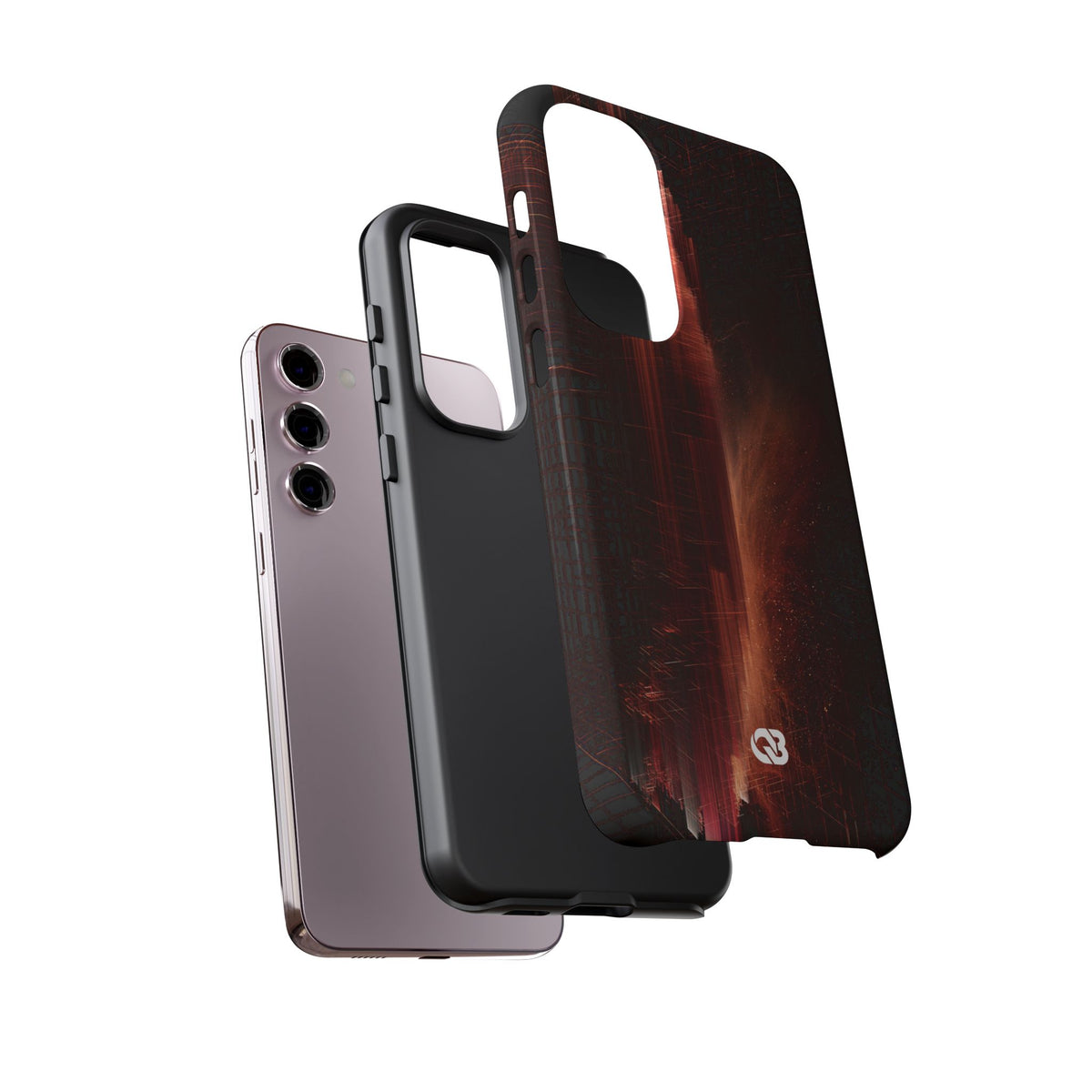 Luminous Monolith · Tough Phone Case for Samsung · Black
