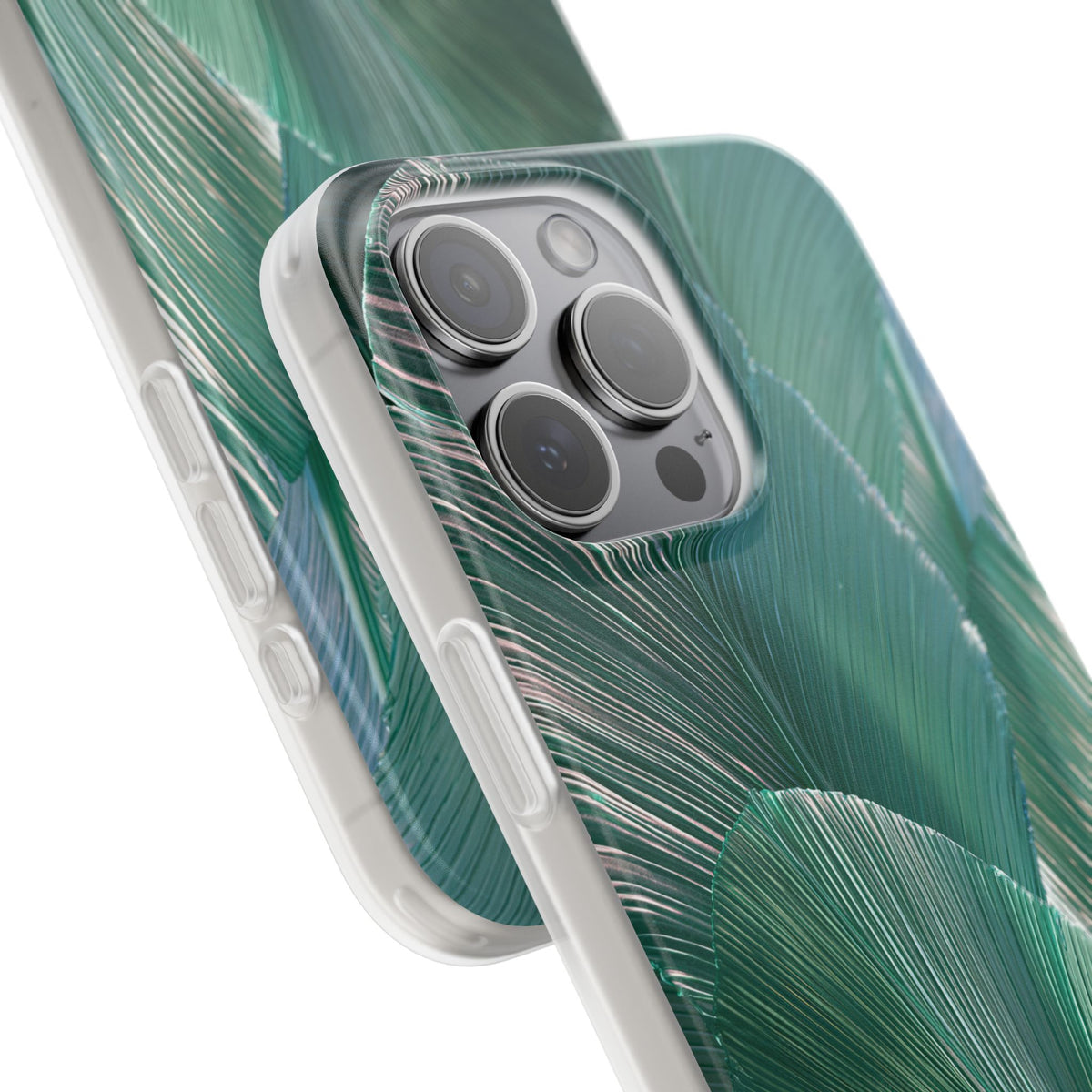 Translucent Fan Palm · Lite Phone Case for iPhone ·  Teal