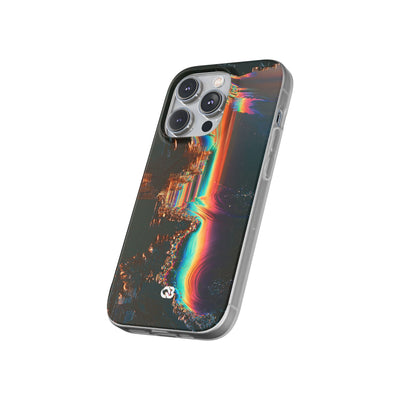 Prismatic Circuit · Lite Phone Case for iPhone ·  Black