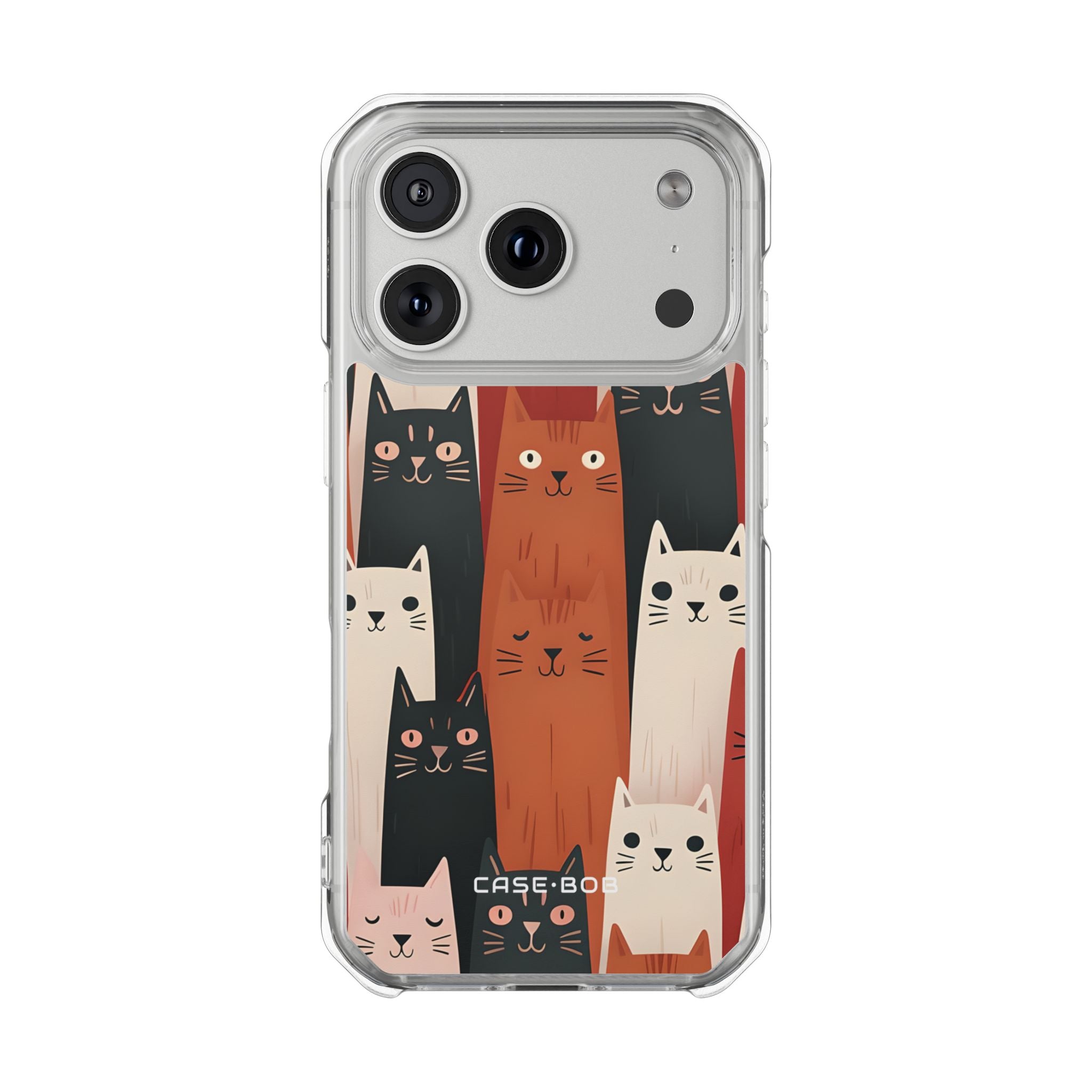 Elongated Catfaces iPhone 17 Pro Case - Impact