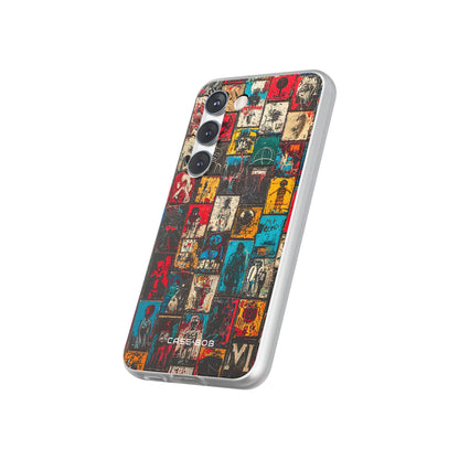 Figured Grid Samsung S23 Case - Soft