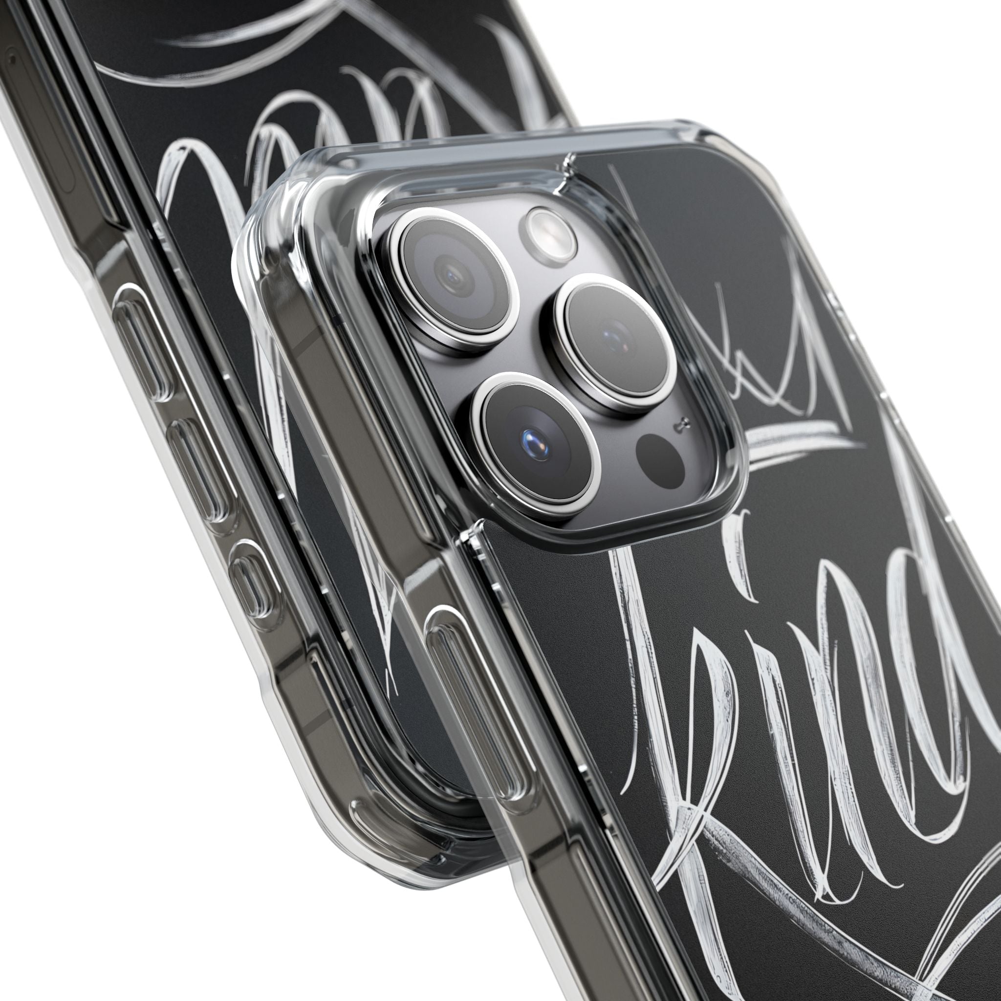 Noir Crown Script · Impact Phone Case for iPhone · Magsafe
