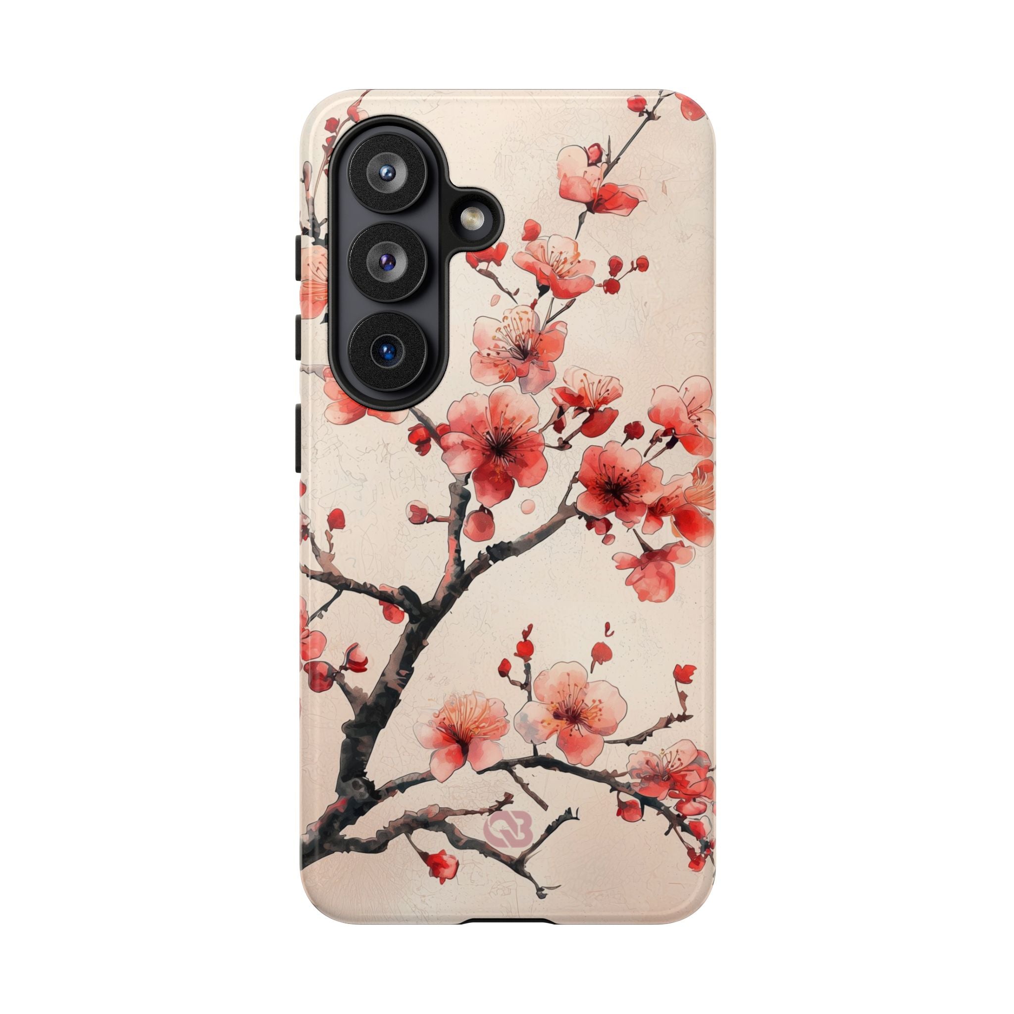 Crimson Silk Flora · Tough Phone Case for Samsung