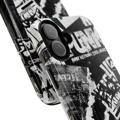 Underground Punk Collage · Tough Phone Case for iPhone · Black