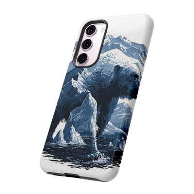 Fjord Summit Bear · Tough Phone Case for Samsung · Blue