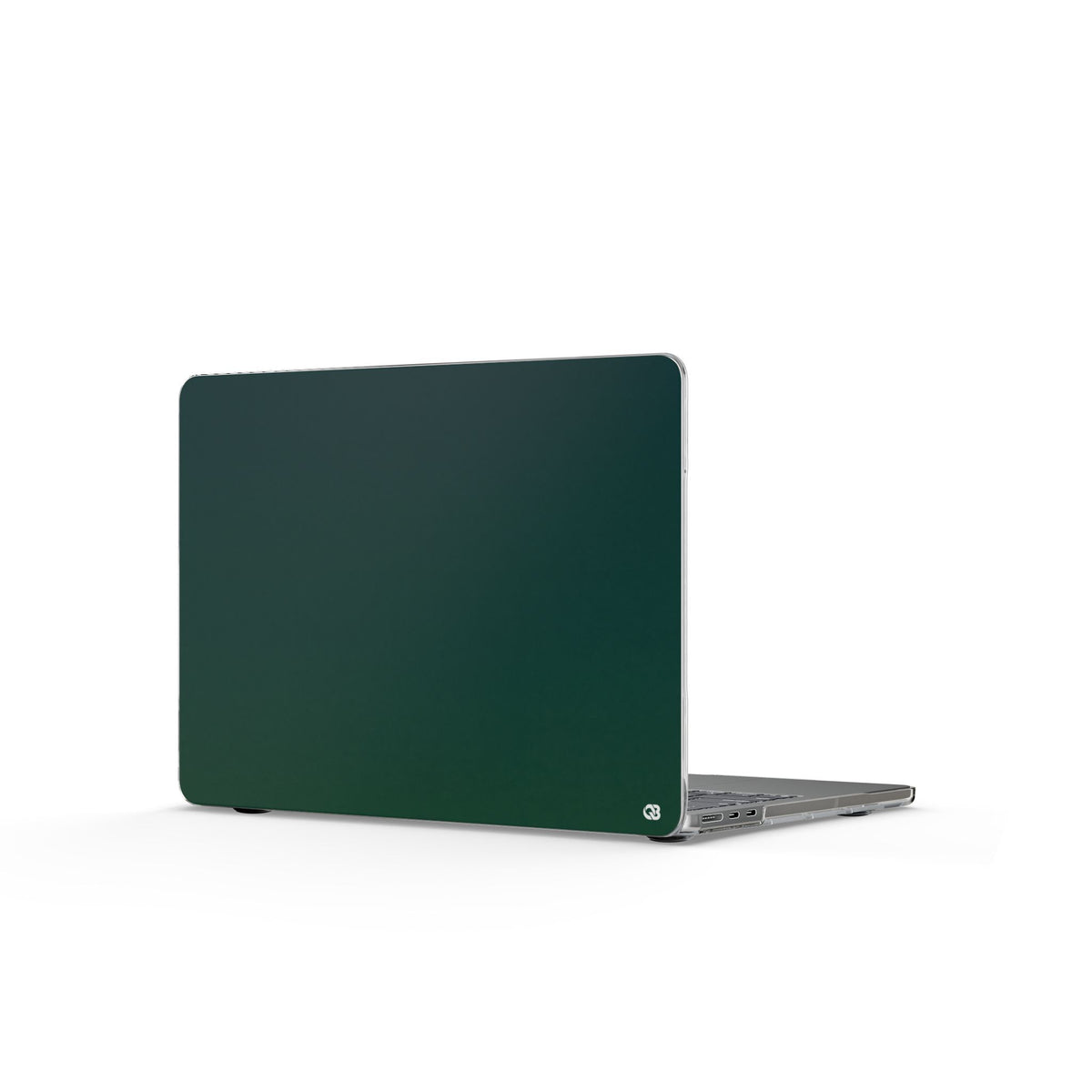 Deep Forest Nocturne · Clear Hard Case for MacBook · Green