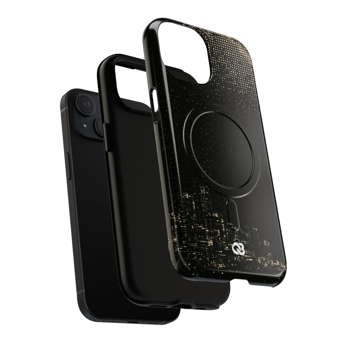 Lunar Metropolis Nocturne · Tough 2.0 Magnetic Phone Case for iPhone · Black