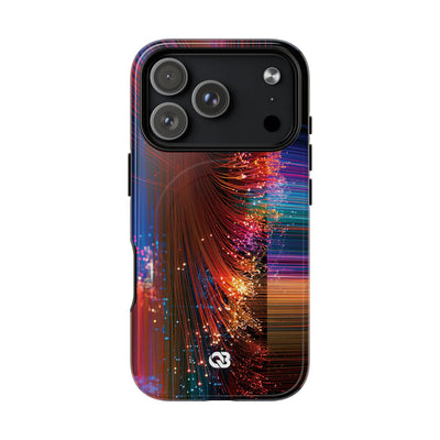 Black Tough 2.0 Magsafe Phone Case for iPhone - Cyber Optic Streak