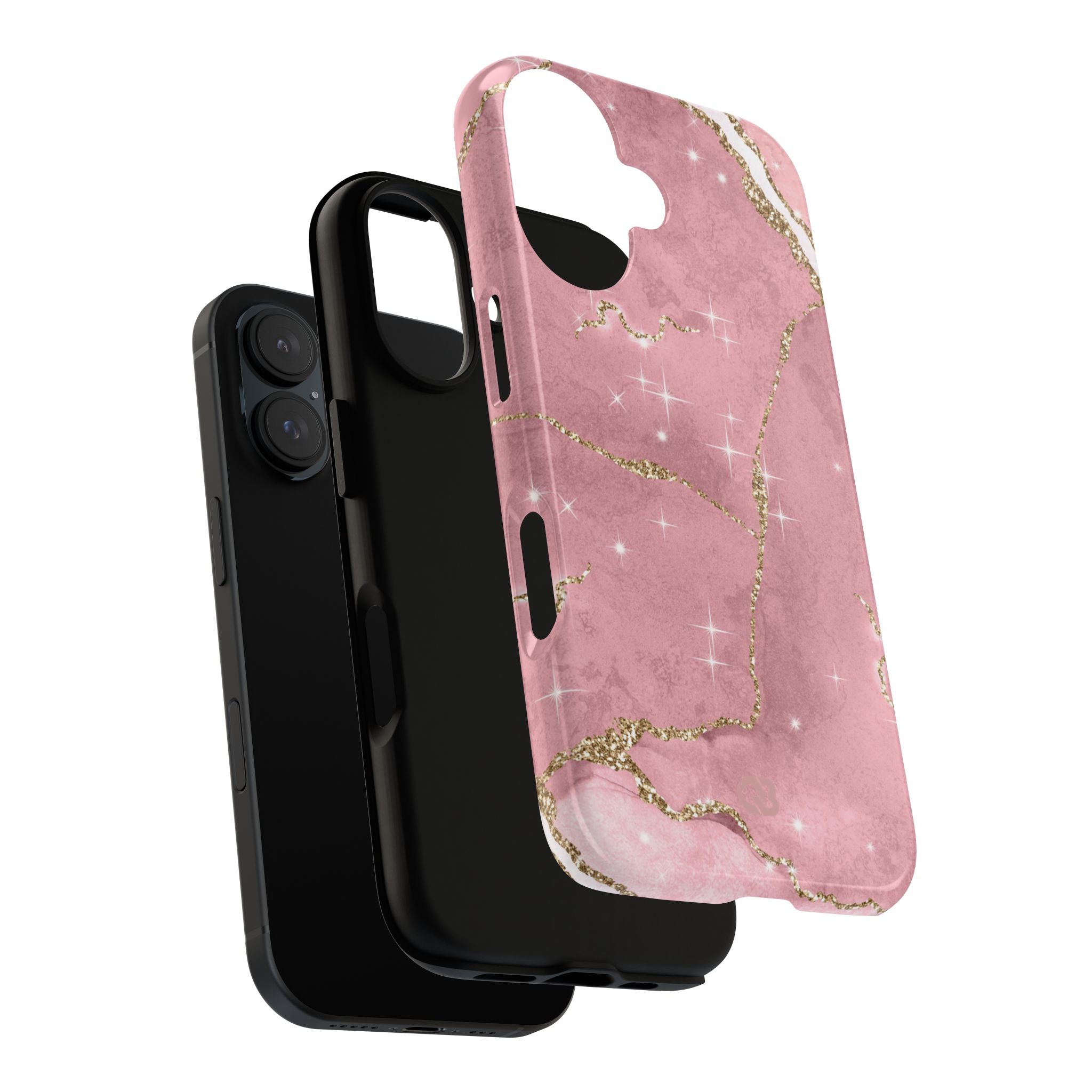 Rose Sparkle Marble · Tough Phone Case for iPhone