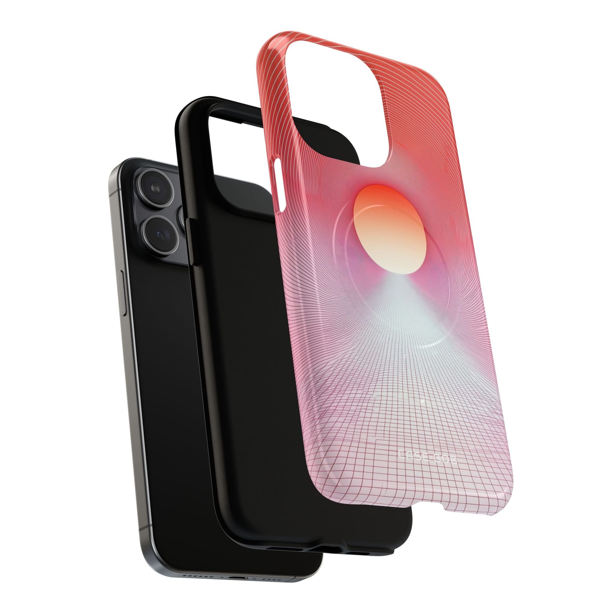 Orange Portal iPhone 15 Pro Max Case - Tough+