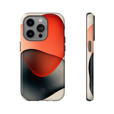 Translucent Crimson Form · Tough Phone Case for iPhone · Red