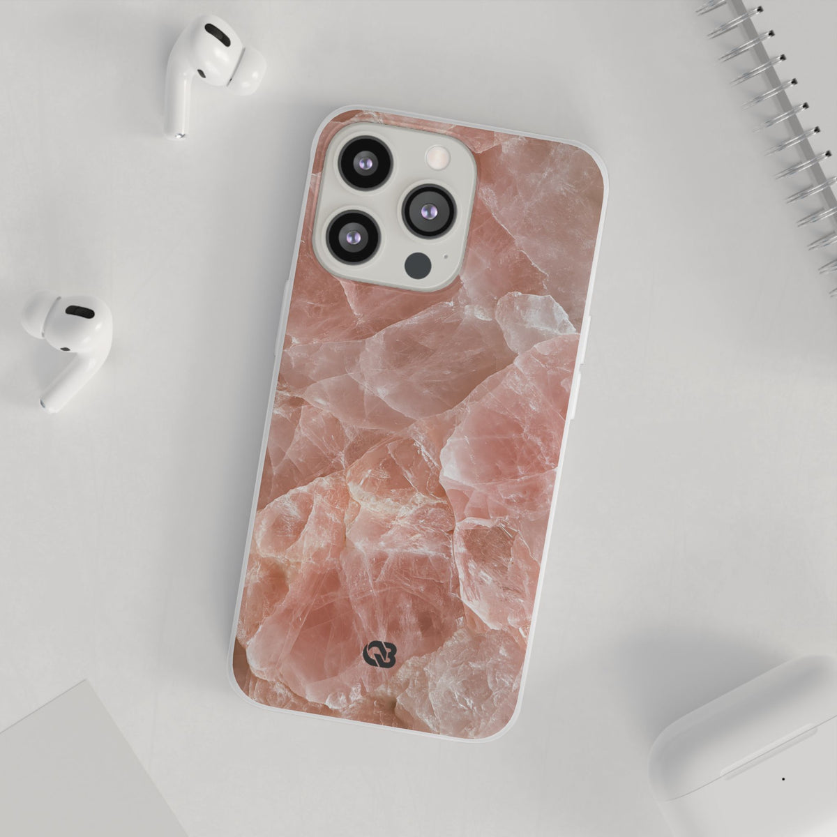 Rose Quartz Facet · Lite Phone Case for iPhone ·  Pink