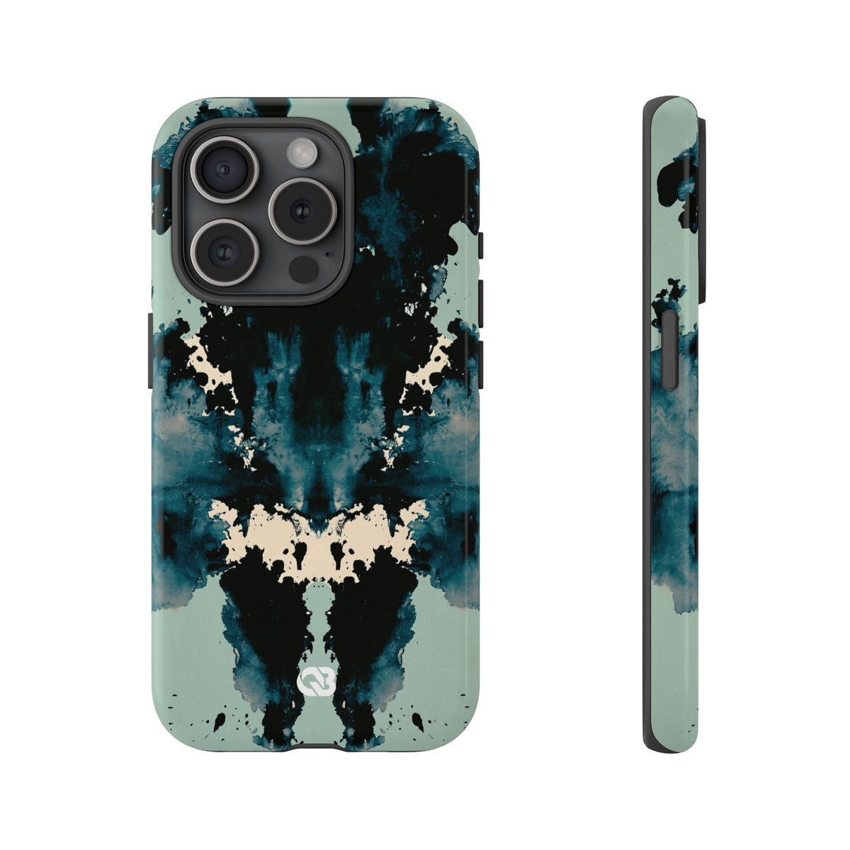 Rorschach Ink Void · Tough Phone Case for iPhone · Black