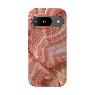 Blushing Rose Strata · Tough Phone Case for Pixel ·  Pink