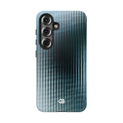 Blue Tough Phone Case for Samsung - Glacial Reeded Glass