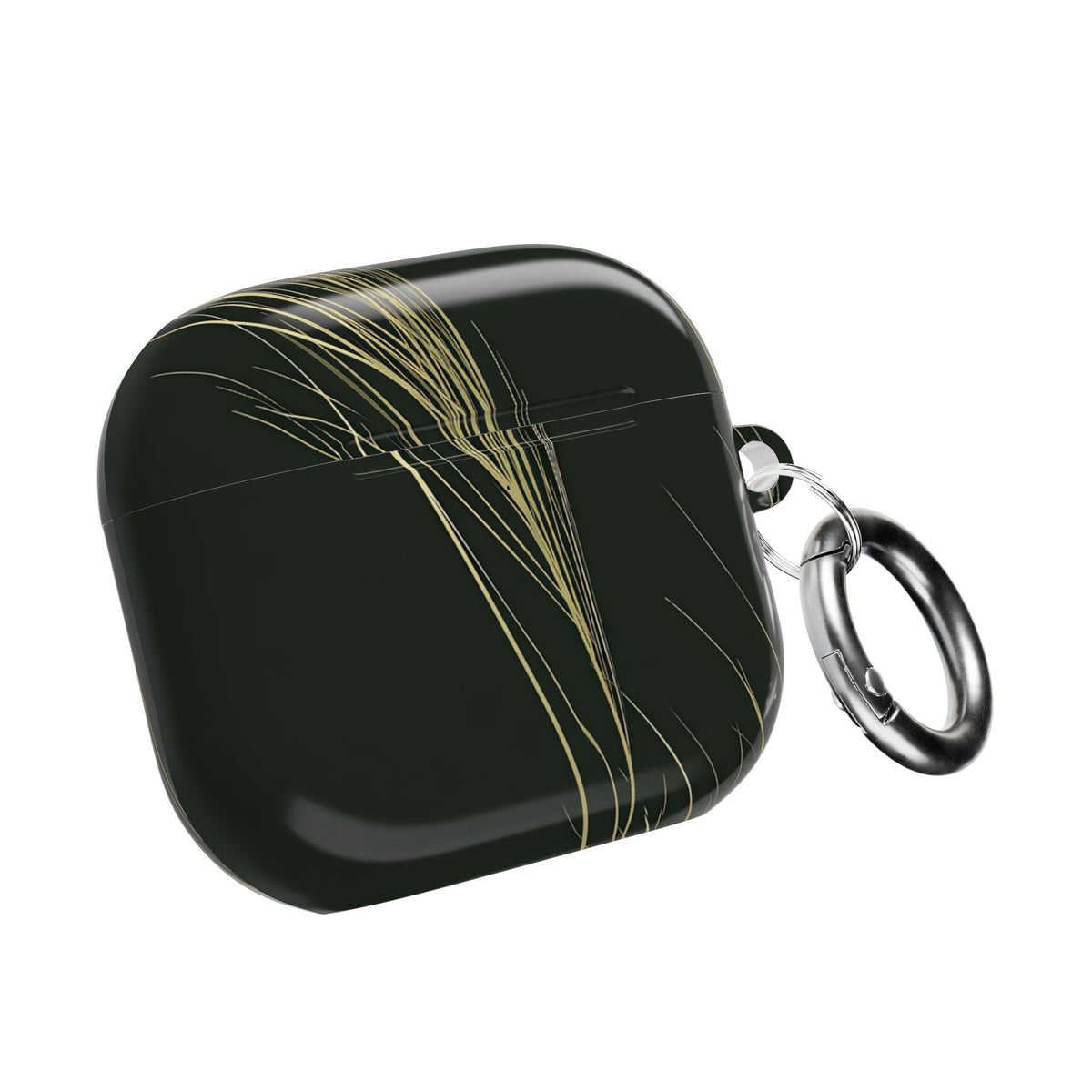 Golden Whispering Reeds · Hard Case for AirPods & AirPods Pro · Green