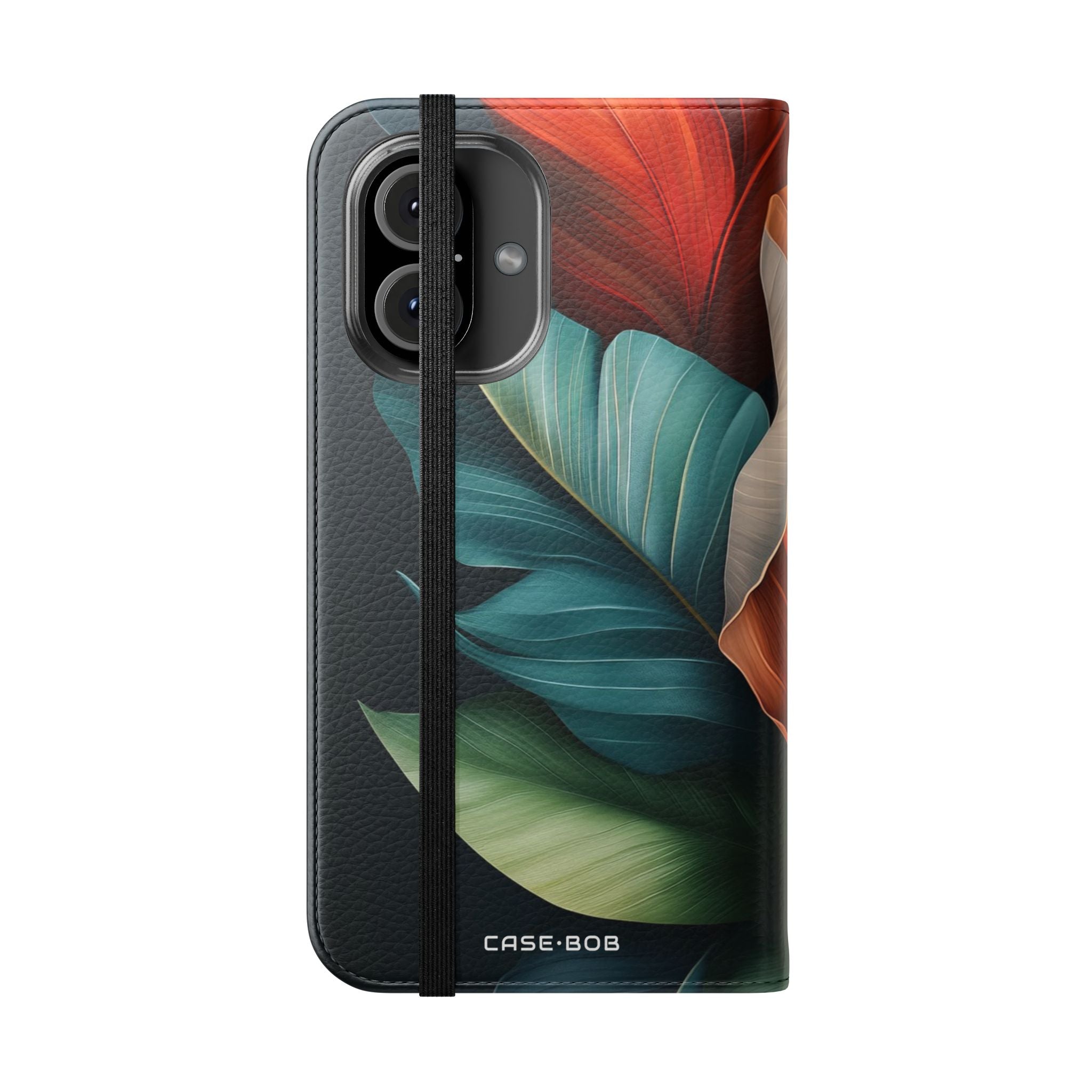 Tropical Ember Leaves - iPhone 16  Case - Wallet