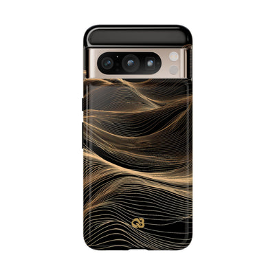 Gilded Ridge · Tough Phone Case for Pixel ·  Black