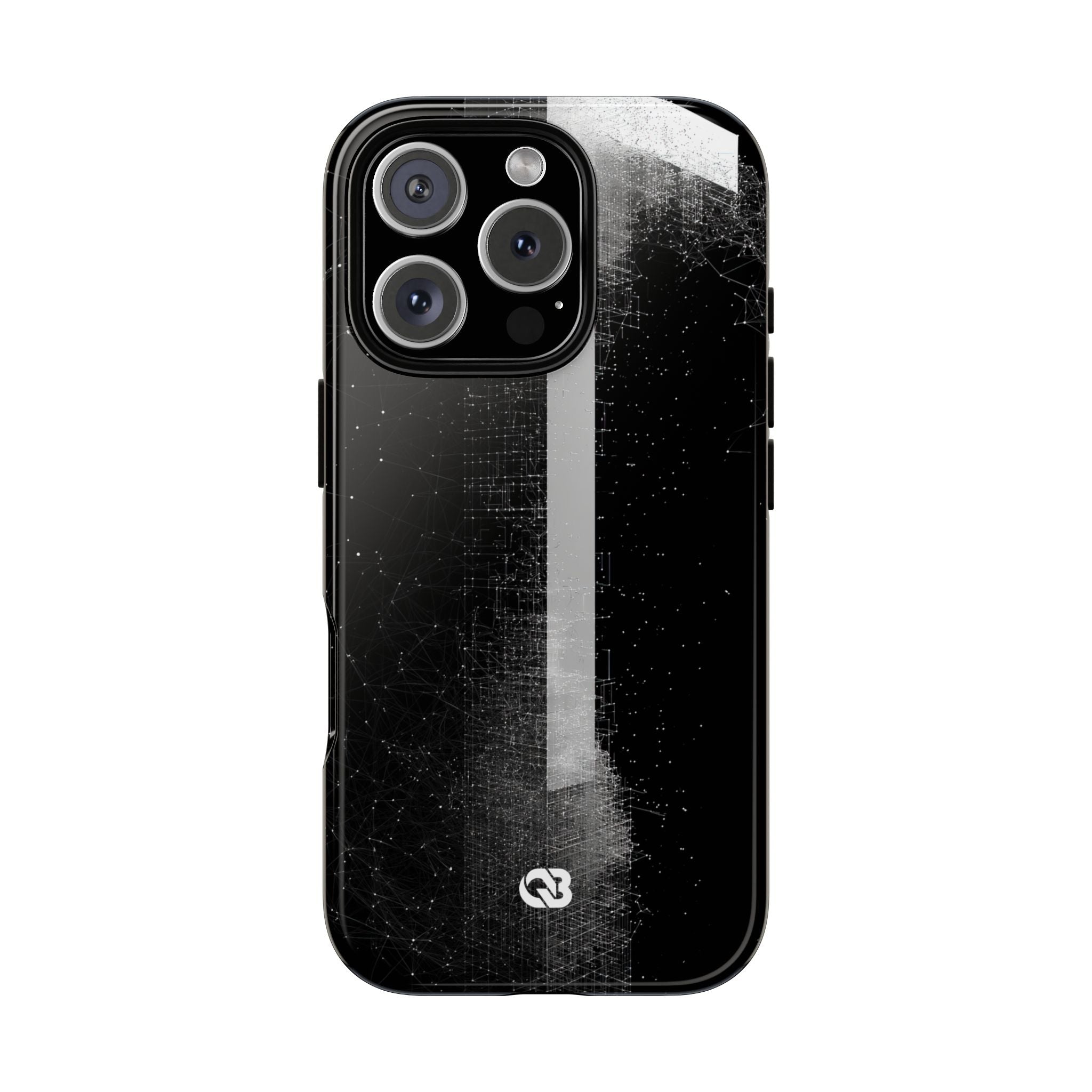 Black Tough Phone Case for iPhone - Vector Core Monolith