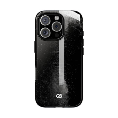 Black Tough Phone Case for iPhone - Vector Core Monolith