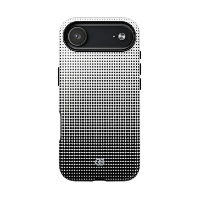 Black Tough 2.0 Magsafe Phone Case for iPhone - Obsidian Halftone Flux
