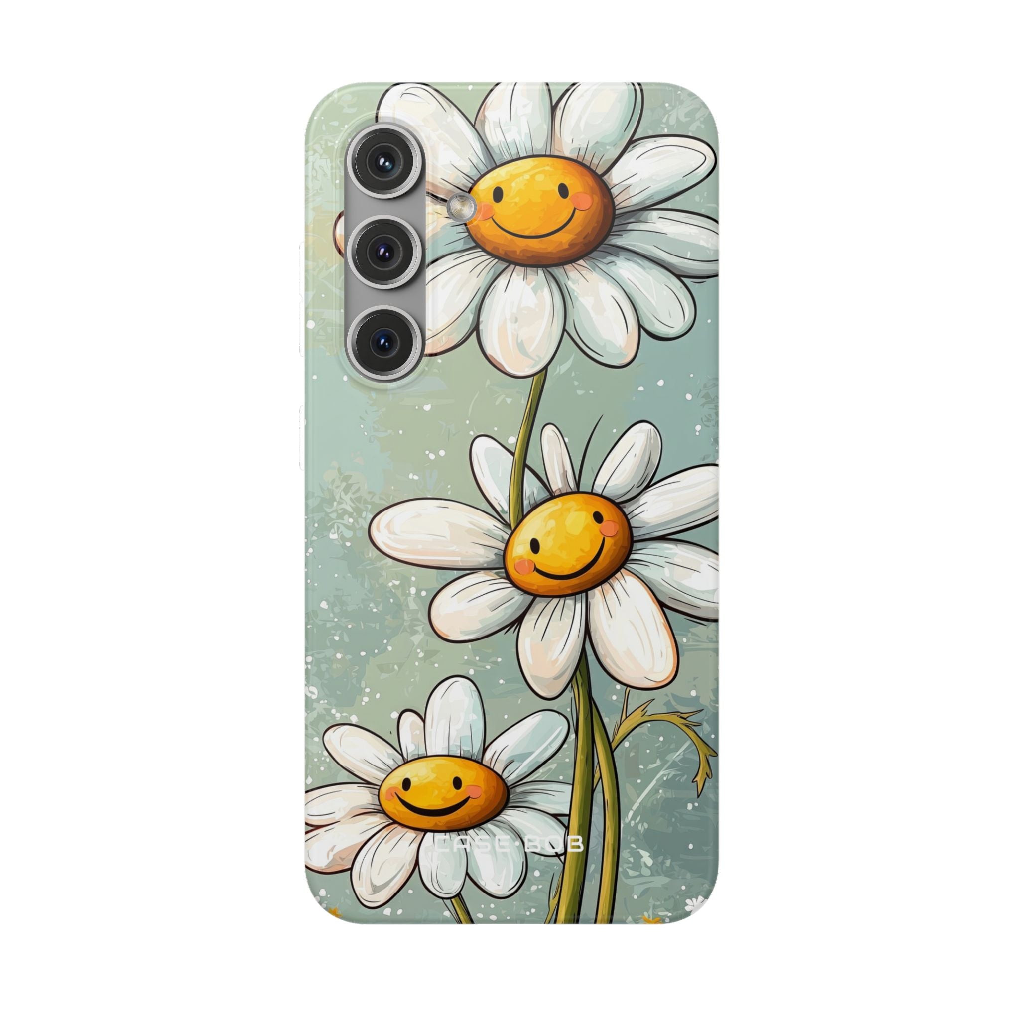 Sunny Daisy Smiles Samsung S24 Cover - Blød