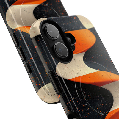 Orange Grit Twist · Tough+ Phone Case for iPhone · Magsafe